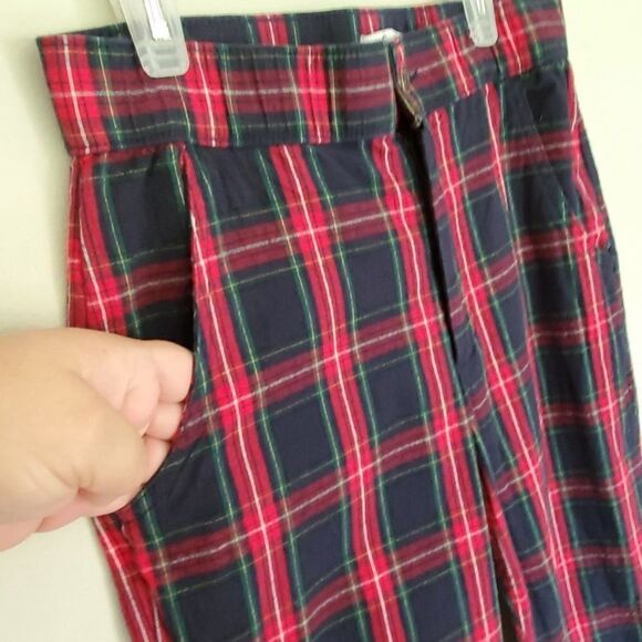 Hollister Green /Red plaid pants - Picture 9 of 11